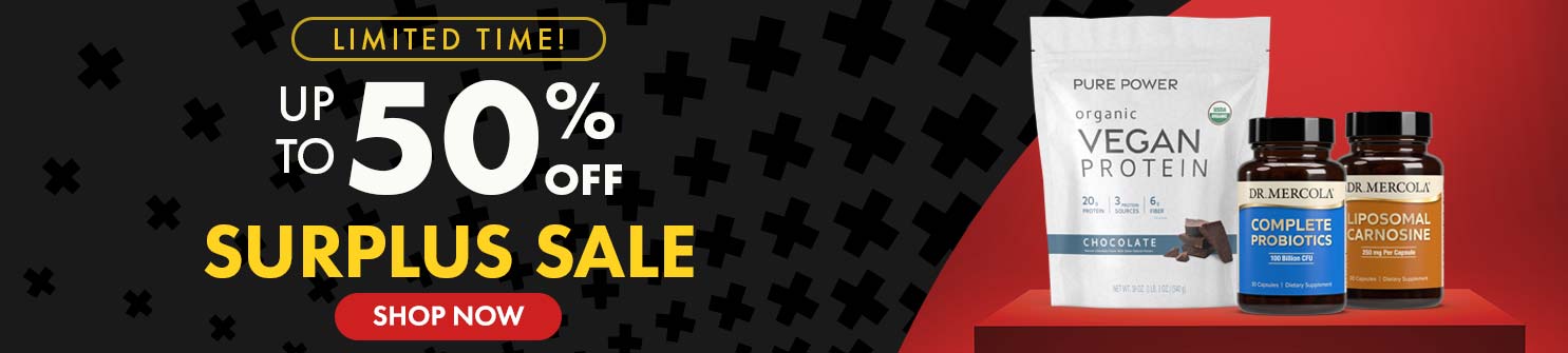 Get Up to 50% Off Surplus Sale