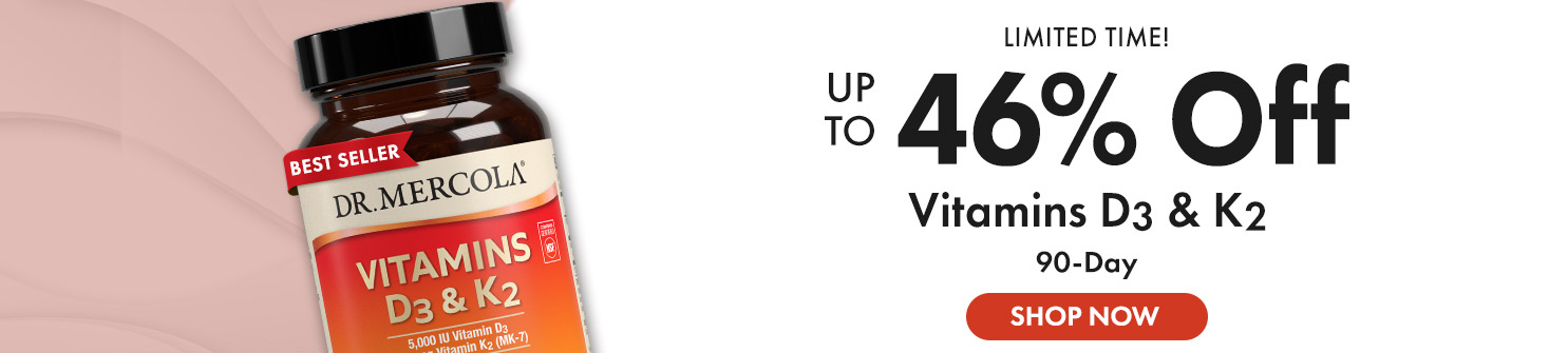 Get Up to 46% Off Vitamins D3 & K2 90-Day