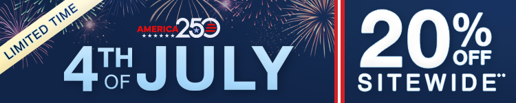 4th of July 20% Off Sitewide**