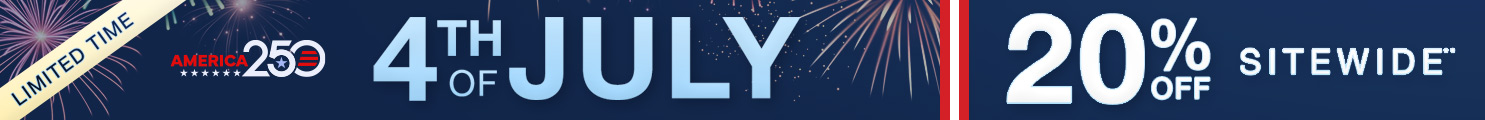 4th of July 20% Off Sitewide**