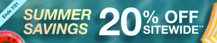 Get 20% Off Sitewide on Summer Savings