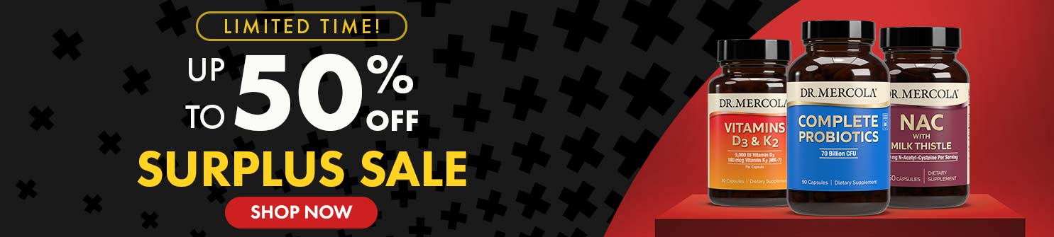 Get Up to 50% Off Surplus Sale