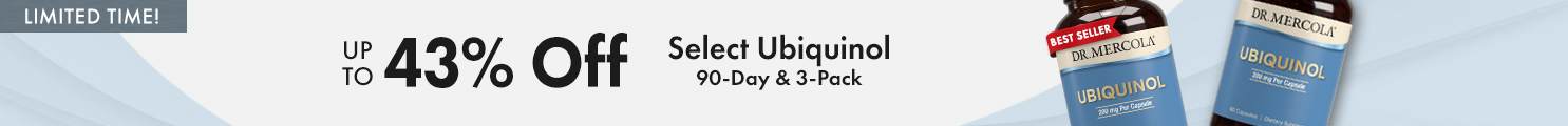 Get Up to 43% Off on Select Ubiquinol 90-Day & 3-Pack