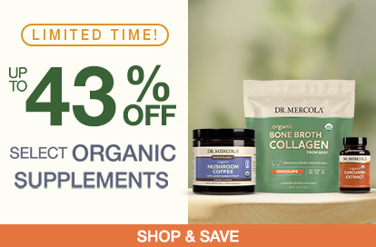 Get Up to 43% Off on Select Organic Supplements