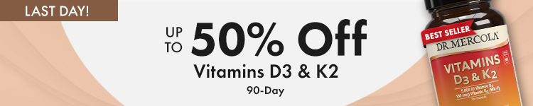Get Up to 50% Off Vitamins D3 & K2 90-Day
