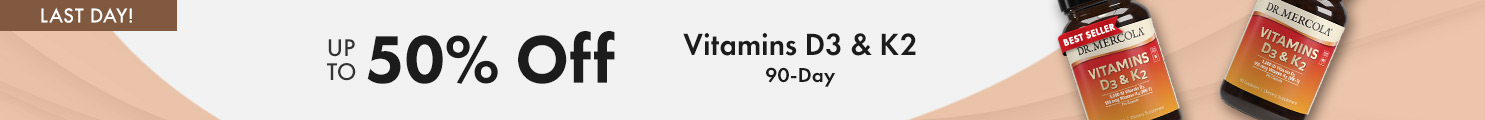 Get Up to 50% Off Vitamins D3 & K2 90-Day
