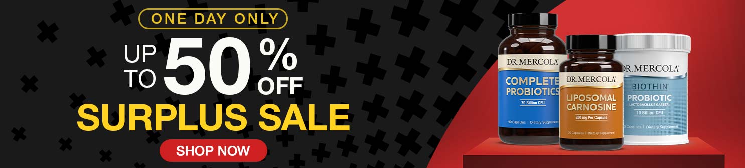 Get Up to 50% Off on Surplus Sale