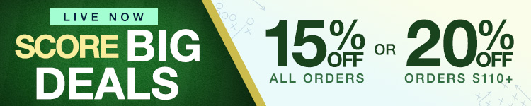 Get 15% Off All Orders or 20% Off Orders $110+ on Score Big Deals