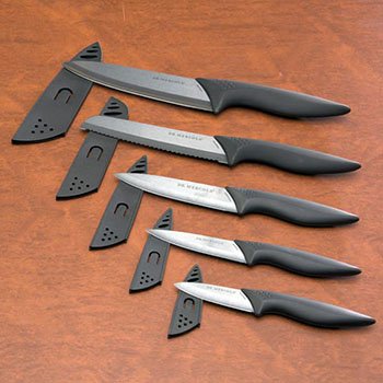 Set de 5 Piezas de Cuchillos de Cerámica 
