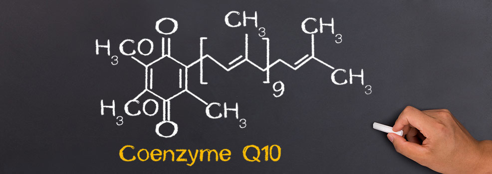 Fórmula química de la coenzima q10