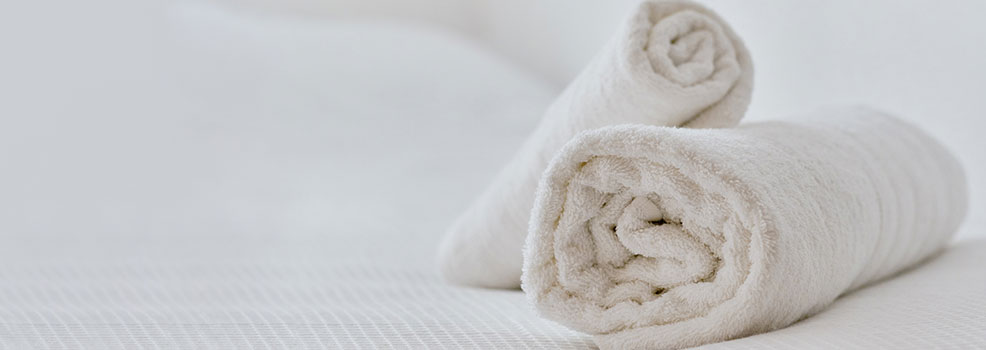 Folded towels