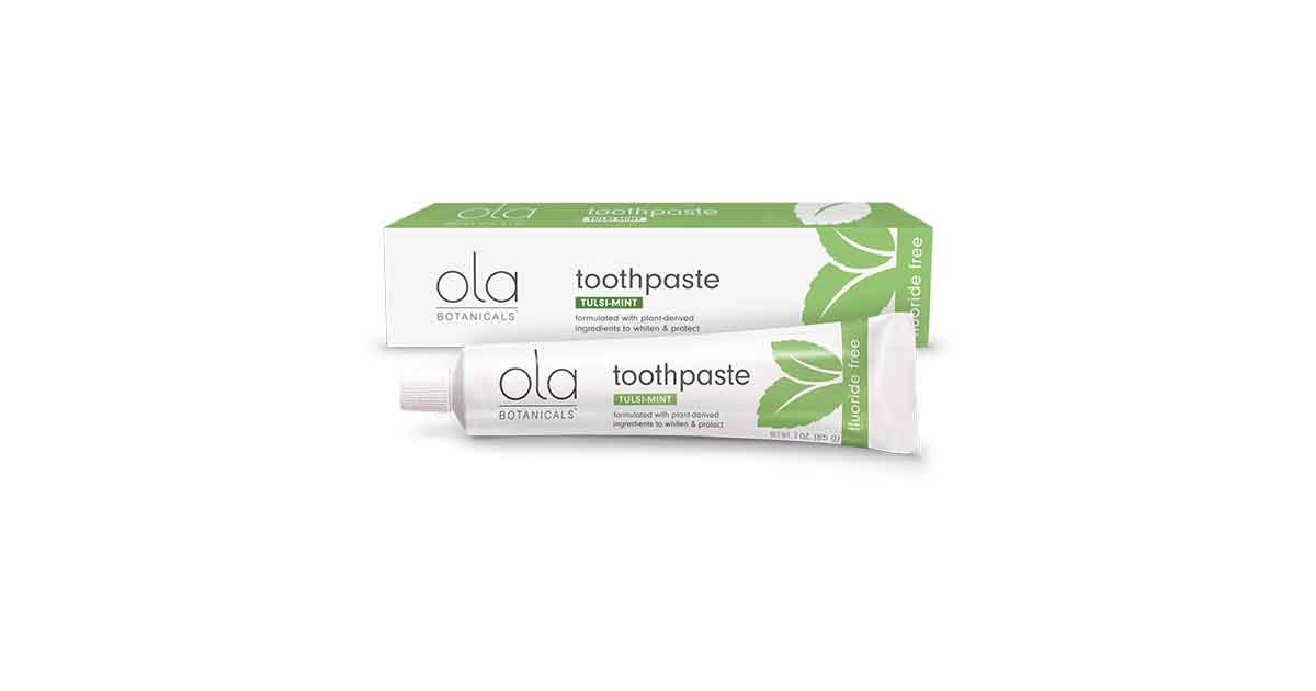 Dr. Mercola’s Fluoride-Free Refreshing Mint Toothpaste With Tulsi
