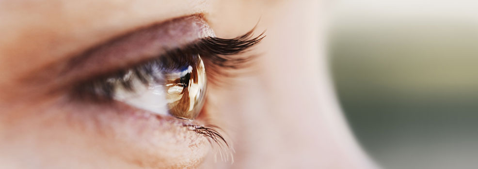 Close up picture of an eye