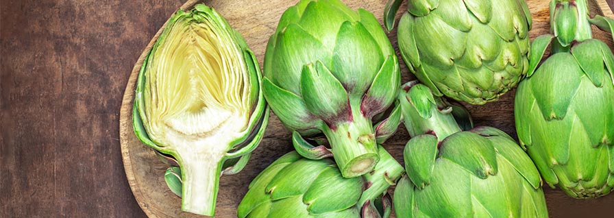 Fresh artichokes