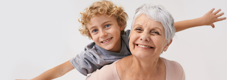 Grandma and grandson