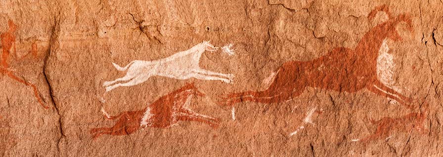 Prehistoric in Libyan Sahara desert