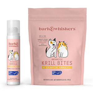 Krill Oil Pump and Bark & Whiskers&reg; Krill Bites