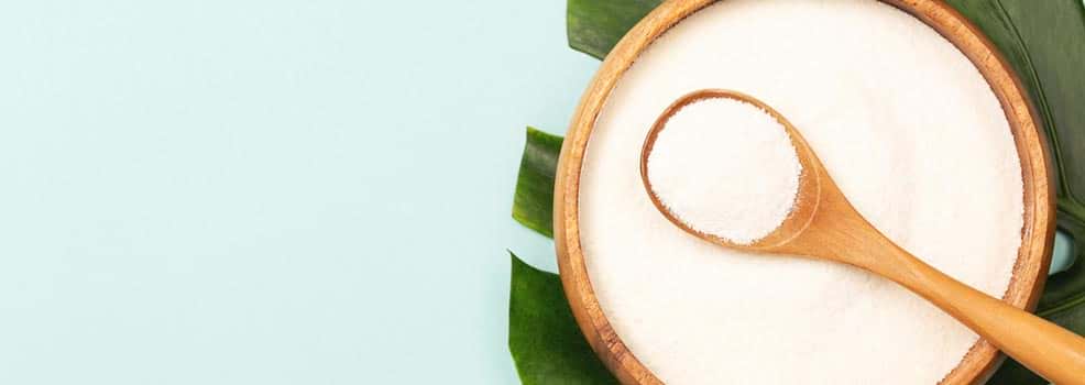 Powdered collagen