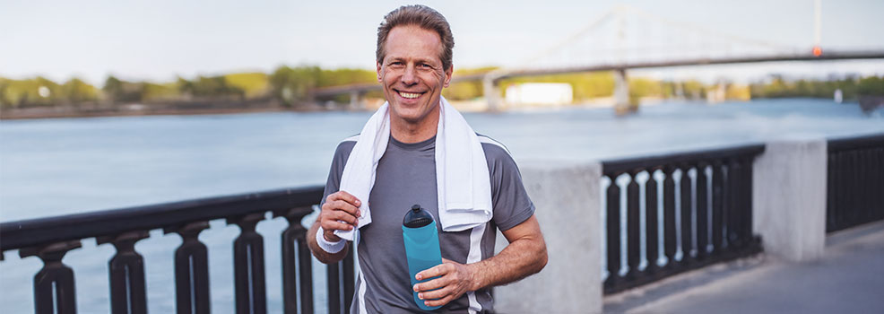 fit middle aged man