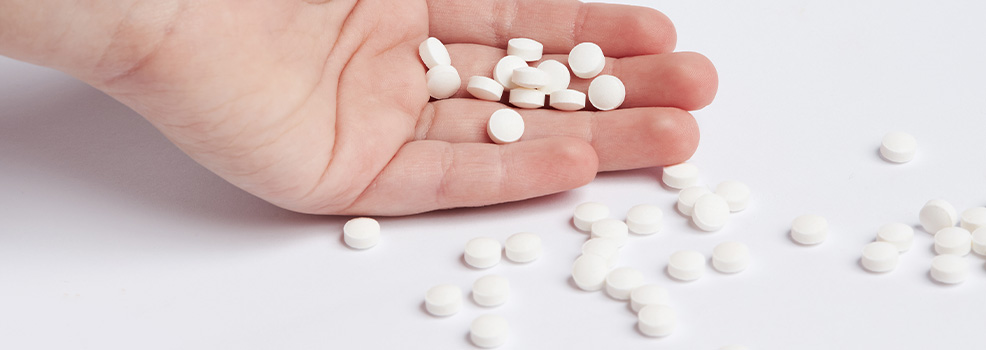 White tablets