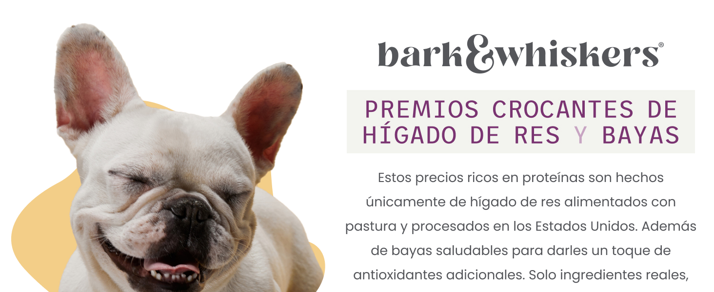 Bark & Whiskers® Beef Liver & Berry Chips
