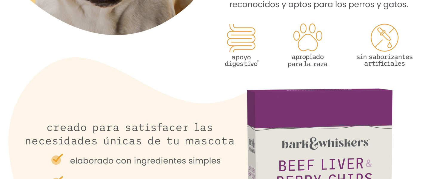 Bark & Whiskers® Beef Liver & Berry Chips