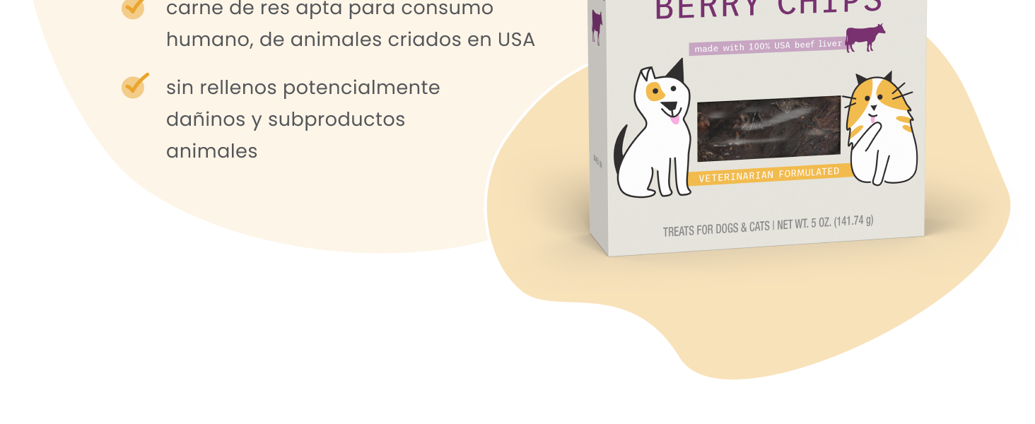 Bark & Whiskers® Beef Liver & Berry Chips