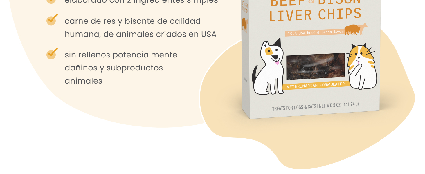 Bark & Whiskers® Beef & Bison Liver Chips