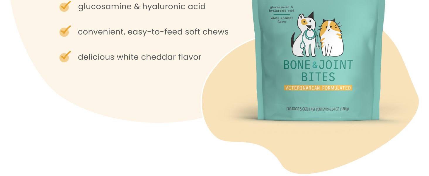 Bark & Whiskers® Bone & Joint Bites A+ Banner 3