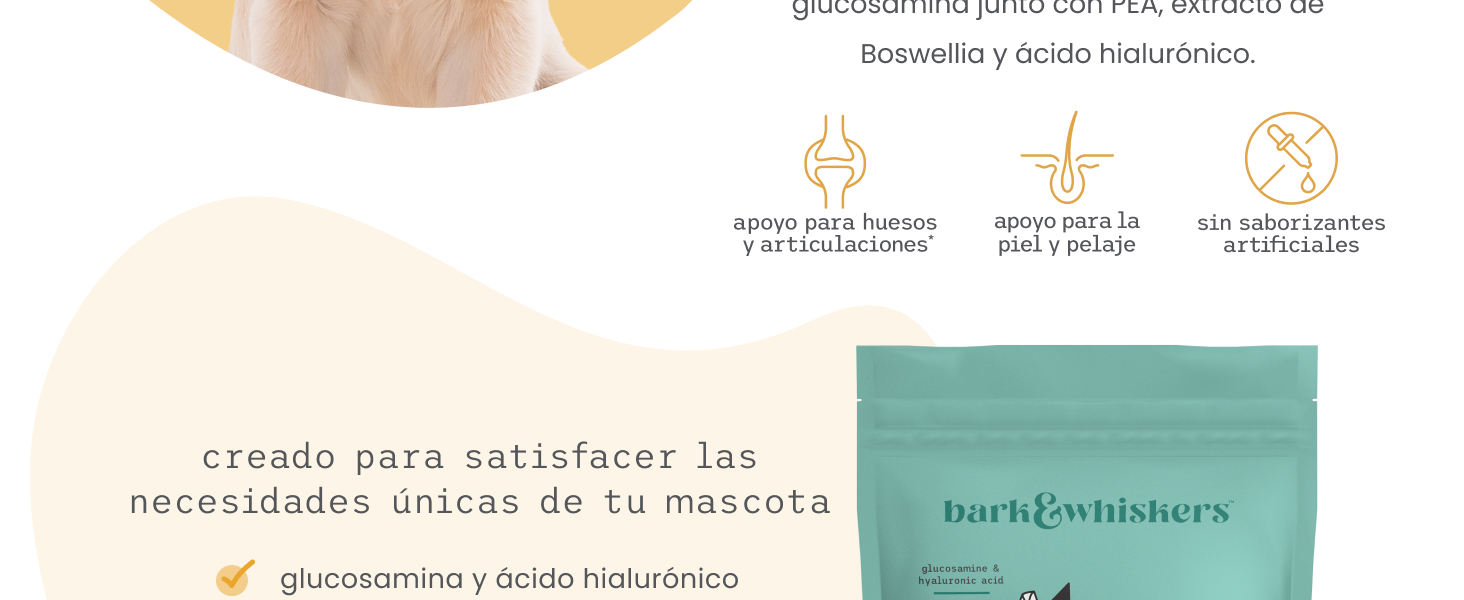 Bark & Whiskers® Bone & Joint Bites A+ Banner 2