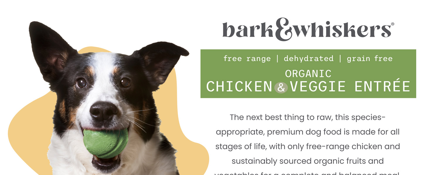 Bark & Whiskers® Dehydrated Dog Food - Chicken & Veggie Entrée