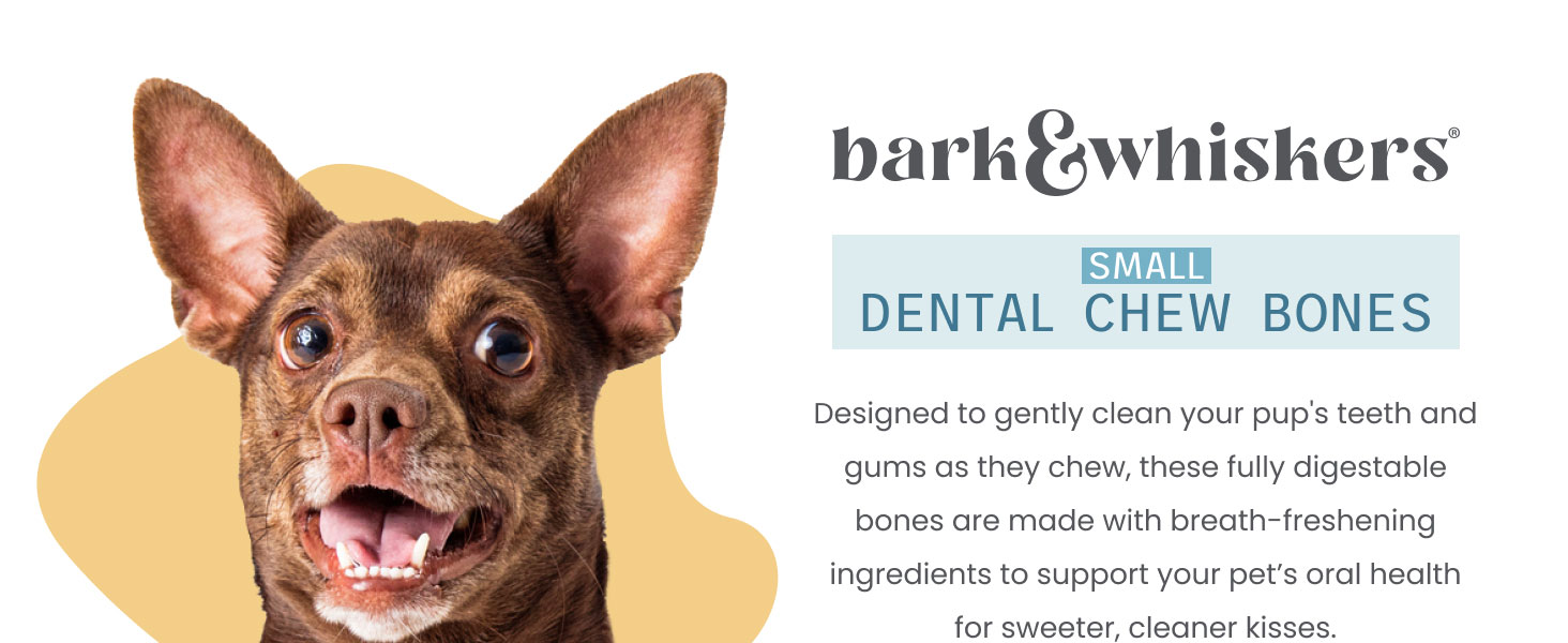 Bark & Whiskers Dental Bones - Small