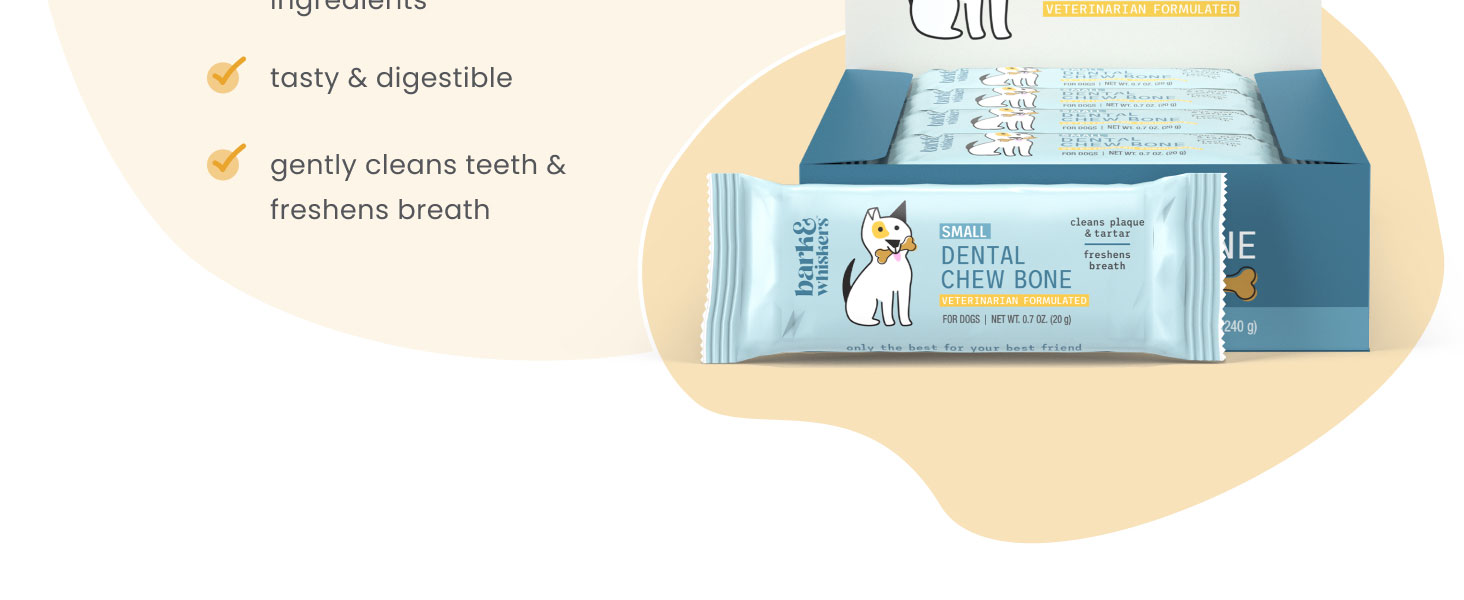 Bark & Whiskers Dental Bones - Small