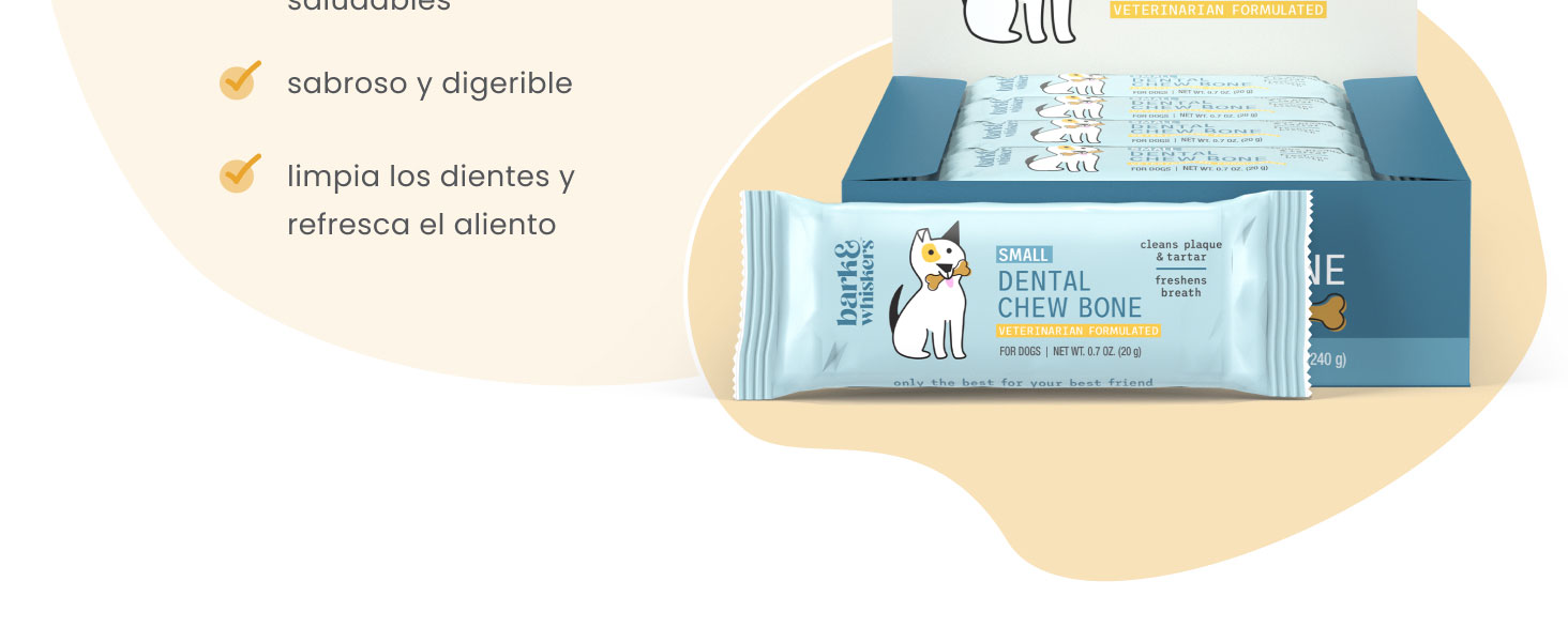 Bark & Whiskers Dental Bones - Small