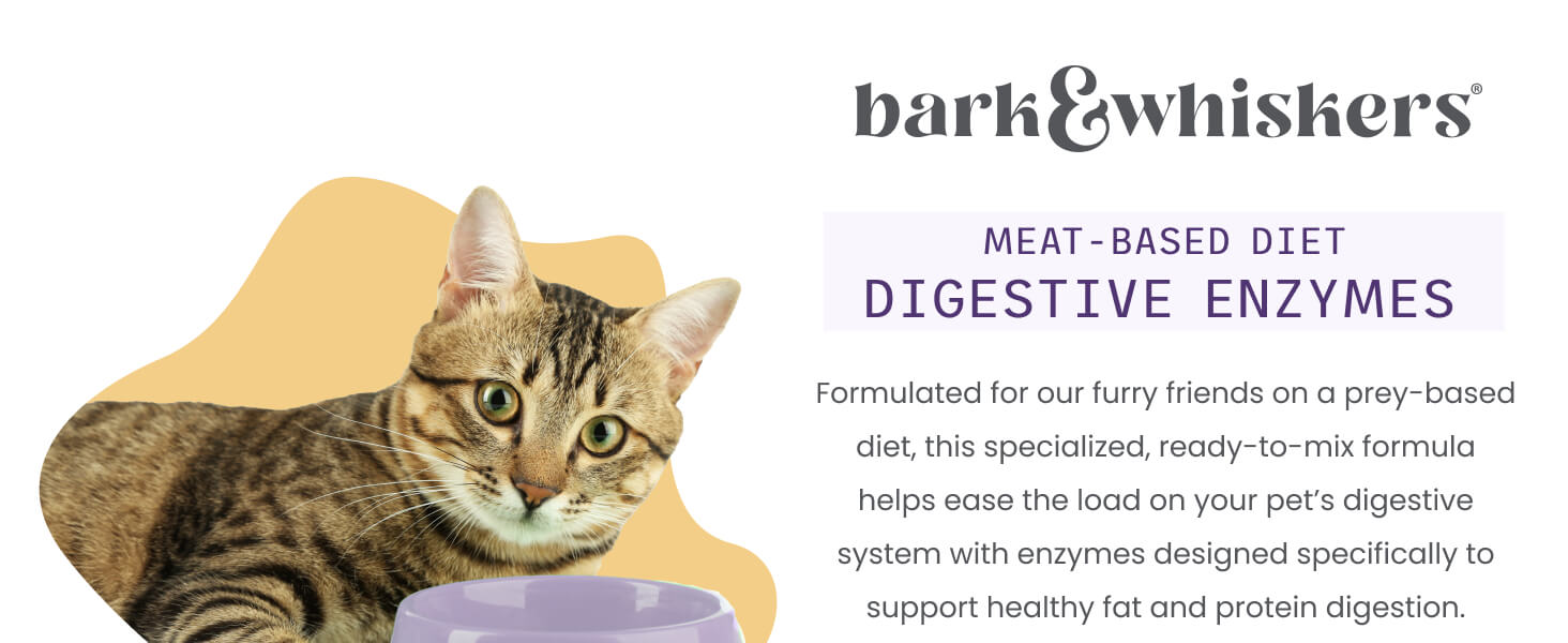 Bark & Whiskers Digestive Enzymes for Meat Based