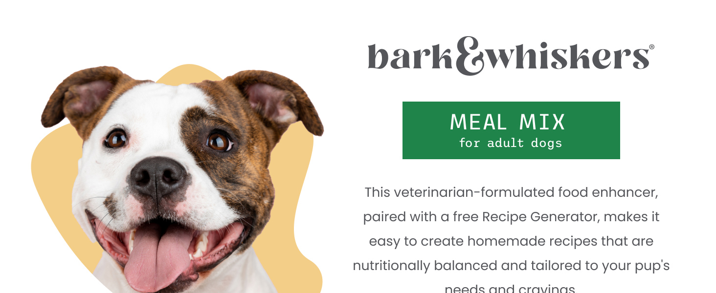 Bark & Whiskers Meal Mix for Adult Dogs