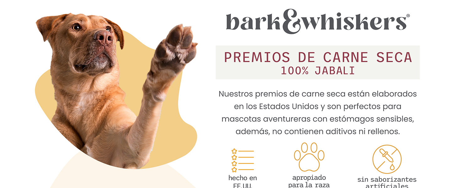 Bark & Whiskers® Jerky Treats - Wild Boar