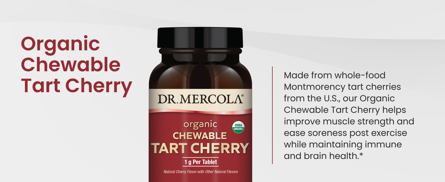 Organic Chewable Tart Cherry