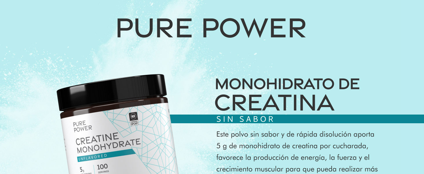 Pure Power Creatine Monohydrate - Unflavored