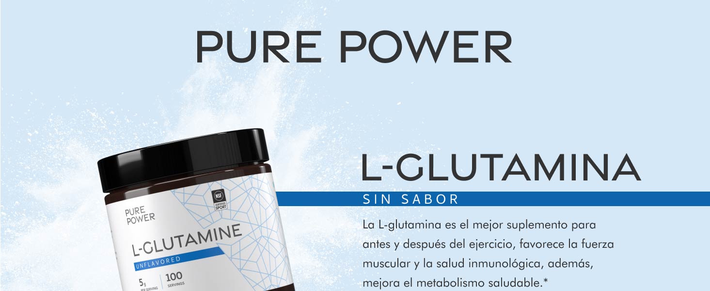 Pure Power L-Glutamine - Unflavored