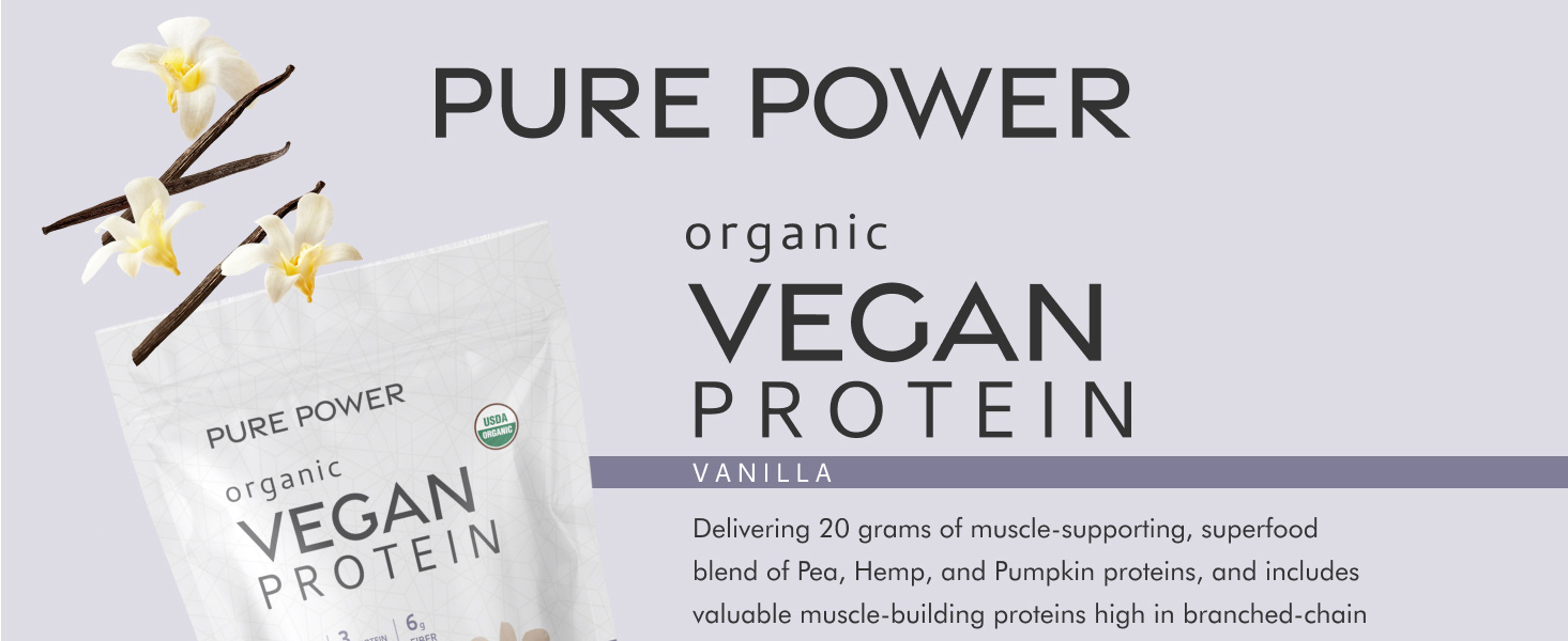 Pure Power Vegan Protein - Vanilla