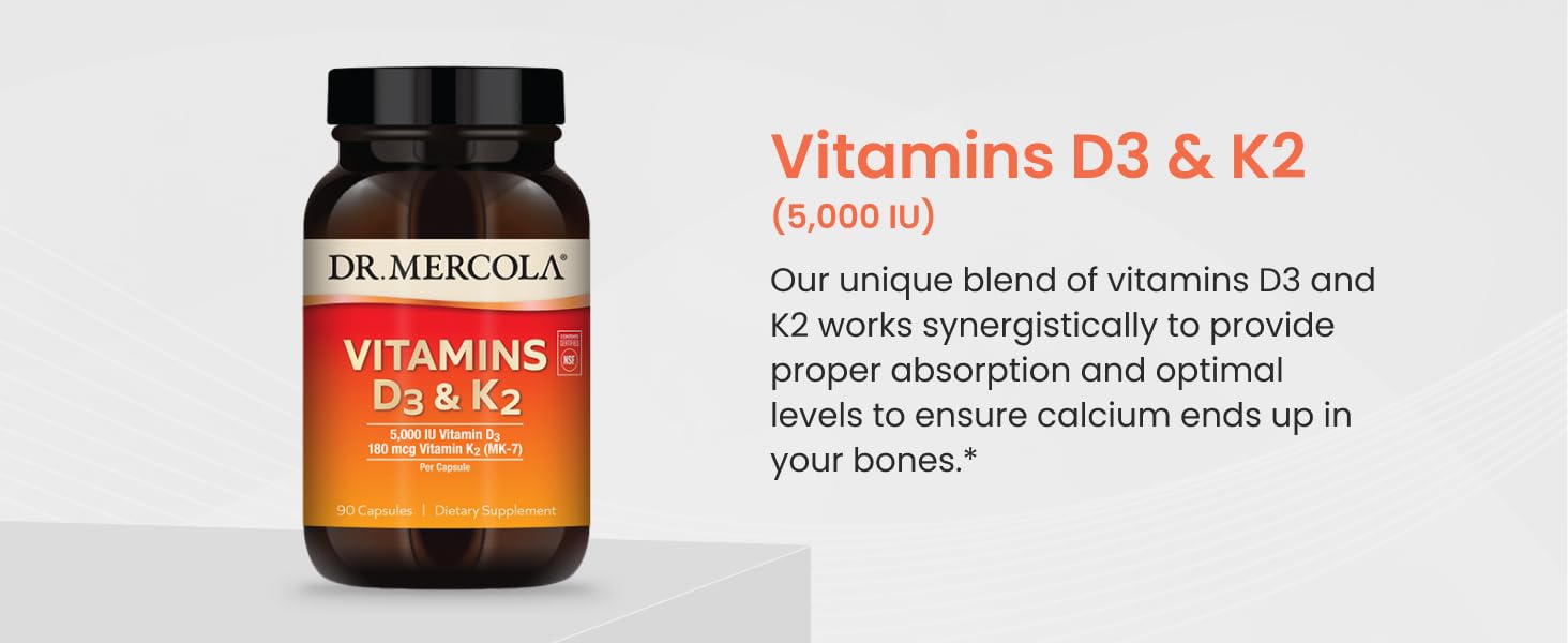 Vitamins D3 & K2 5000 IU