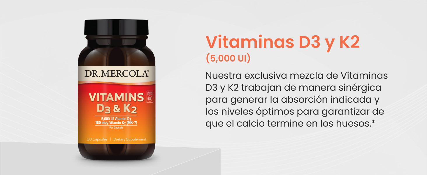 Vitamins D3 & K2 5000 IU