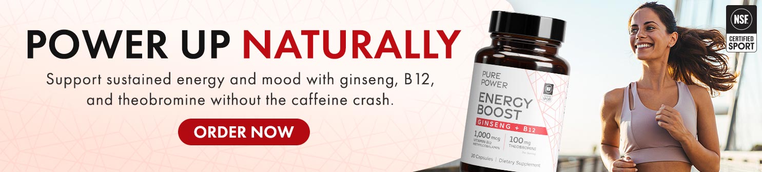 Pure Power Energy Boost with Ginseng + B12