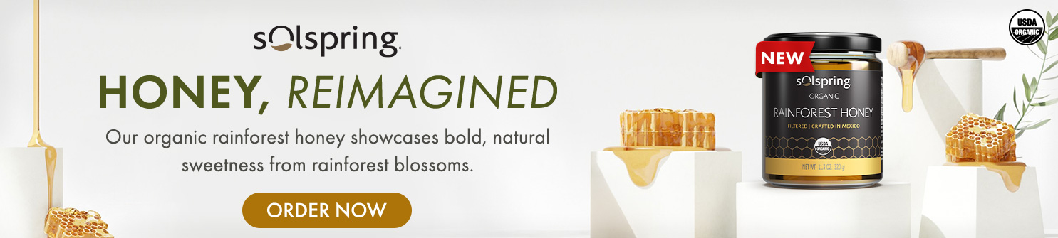 Solspring&reg; Rainforest Honey, Organic