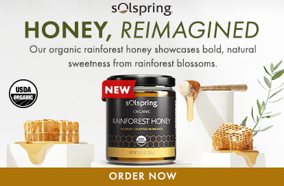 Solspring&reg; Rainforest Honey, Organic