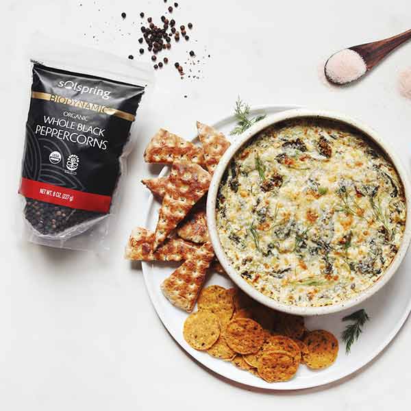 Goat Cheese, Spinach & Artichoke Dip