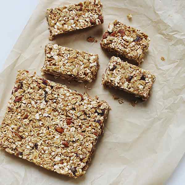 Sweet & Salty Popcorn Granola Bars