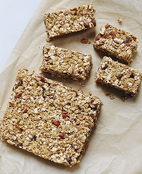 Sweet & Salty Popcorn Granola Bars