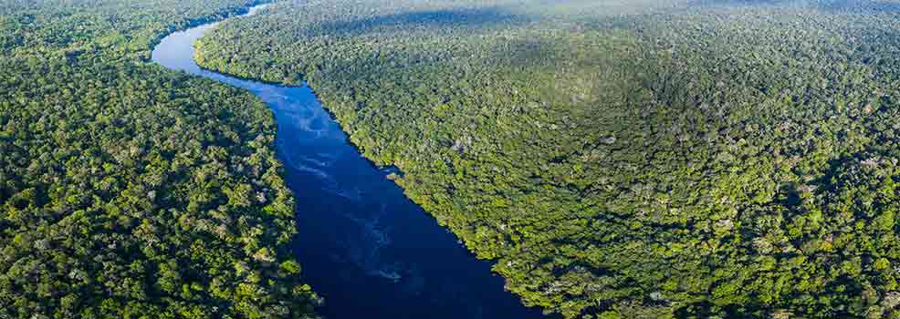 Rio amazonas en Brasil